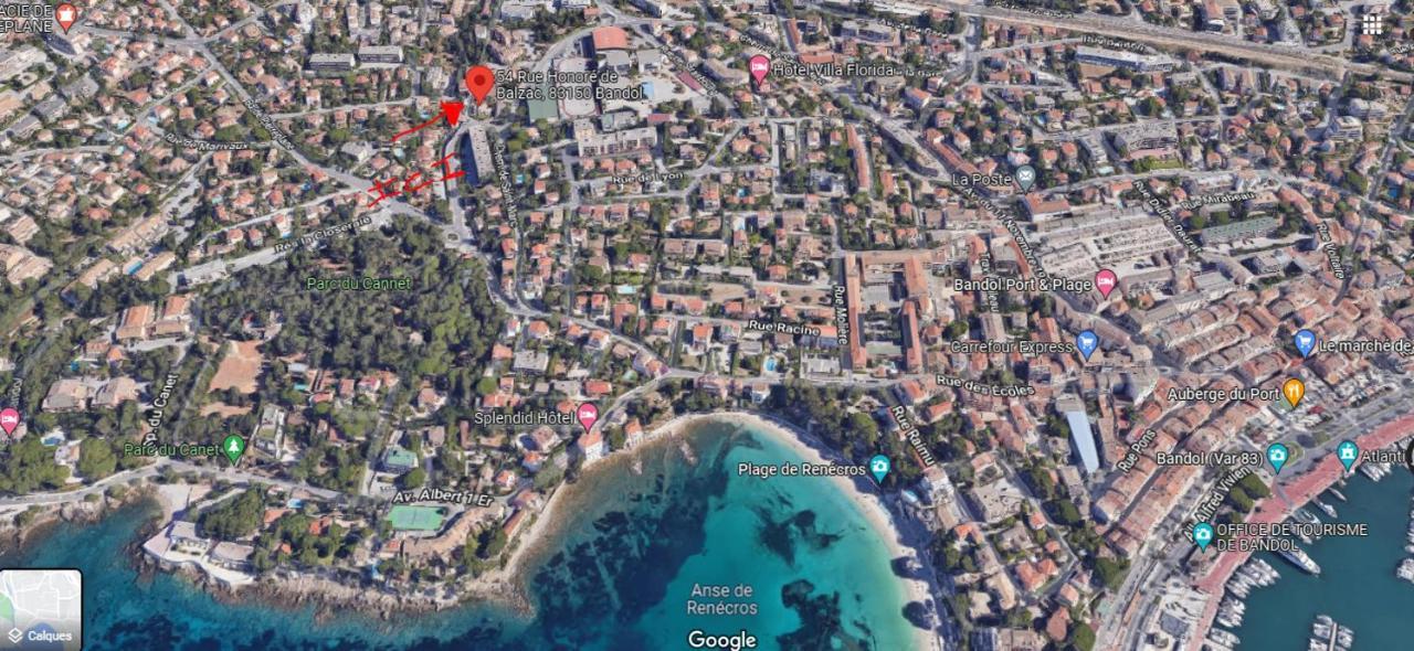 T2 30 M2 Avec Jardin Proche Des Plages Bandol Eksteriør bilde